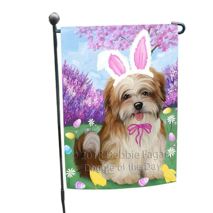 Malti Tzu Dog Easter Holiday Garden Flag GFLG49230