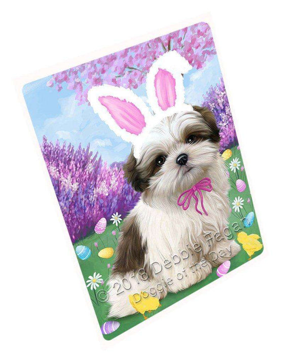 Malti Tzu Dog Easter Holiday Magnet Mini (3.5" x 2") MAG51834