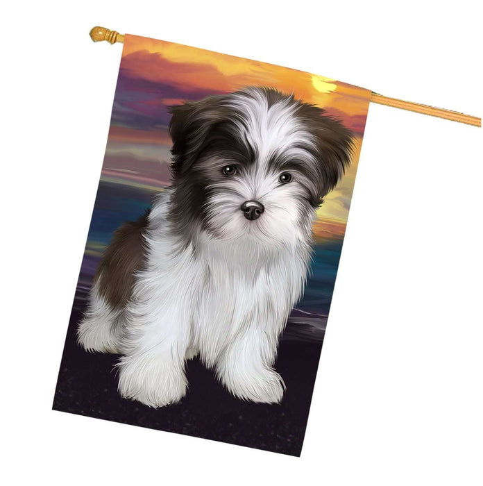 Malti Tzu Dog House Flag FLG48519