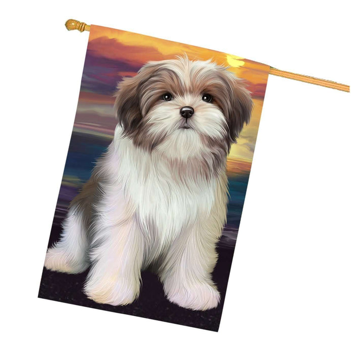 Malti Tzu Dog House Flag FLG48520