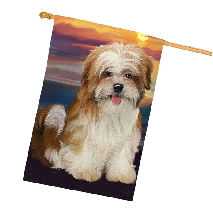 Malti Tzu Dog House Flag FLG48522