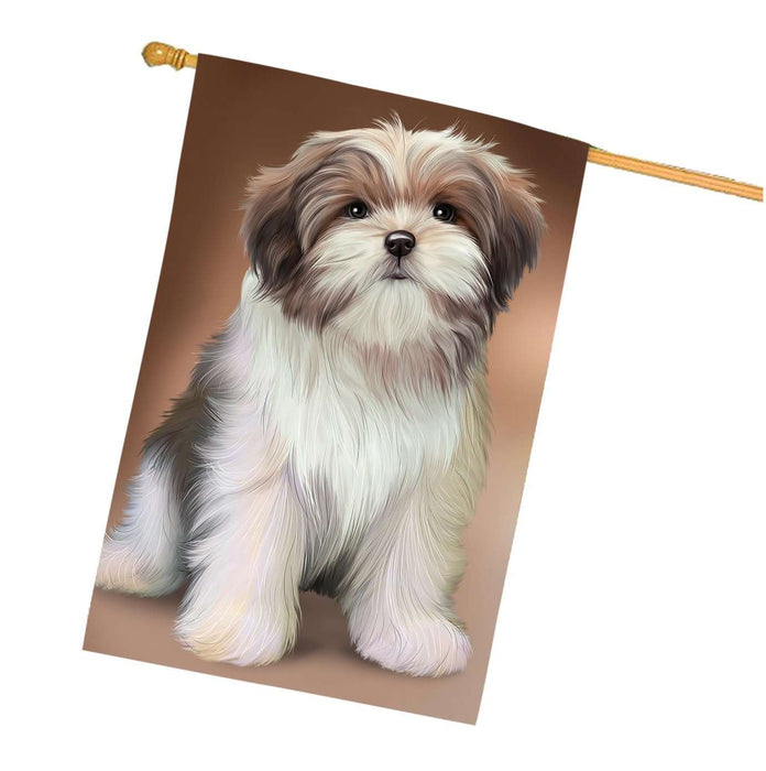 Malti Tzu Dog House Flag FLG48523