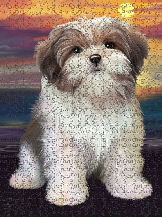 Malti Tzu Dog Puzzle with Photo Tin PUZL49374