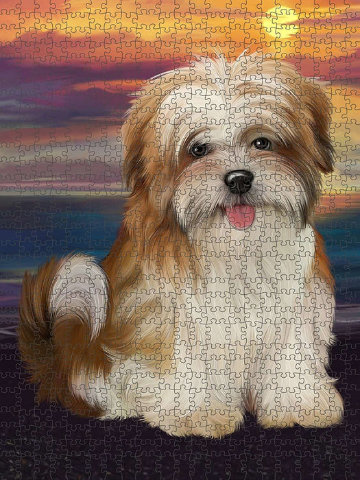 Malti Tzu Dog Puzzle with Photo Tin PUZL49380