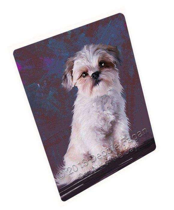 Malti Tzu Dog Tempered Cutting Board C49152