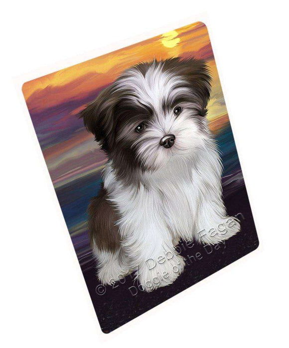 Malti Tzu Dog Tempered Cutting Board C49359