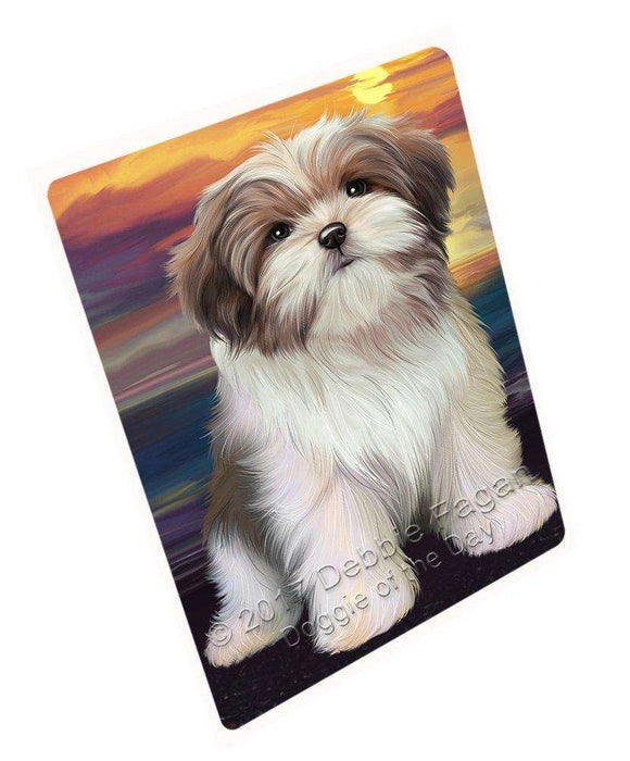 Malti Tzu Dog Tempered Cutting Board C49362