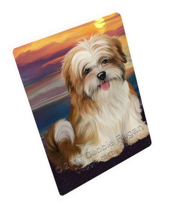 Malti Tzu Dog Tempered Cutting Board C49368