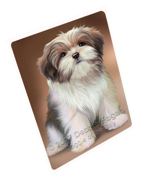 Malti Tzu Dog Tempered Cutting Board C49371