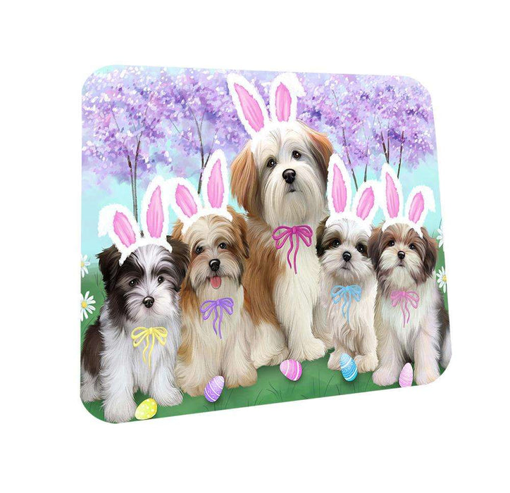 Malti Tzus Dog Easter Holiday Coasters Set of 4 CST49145