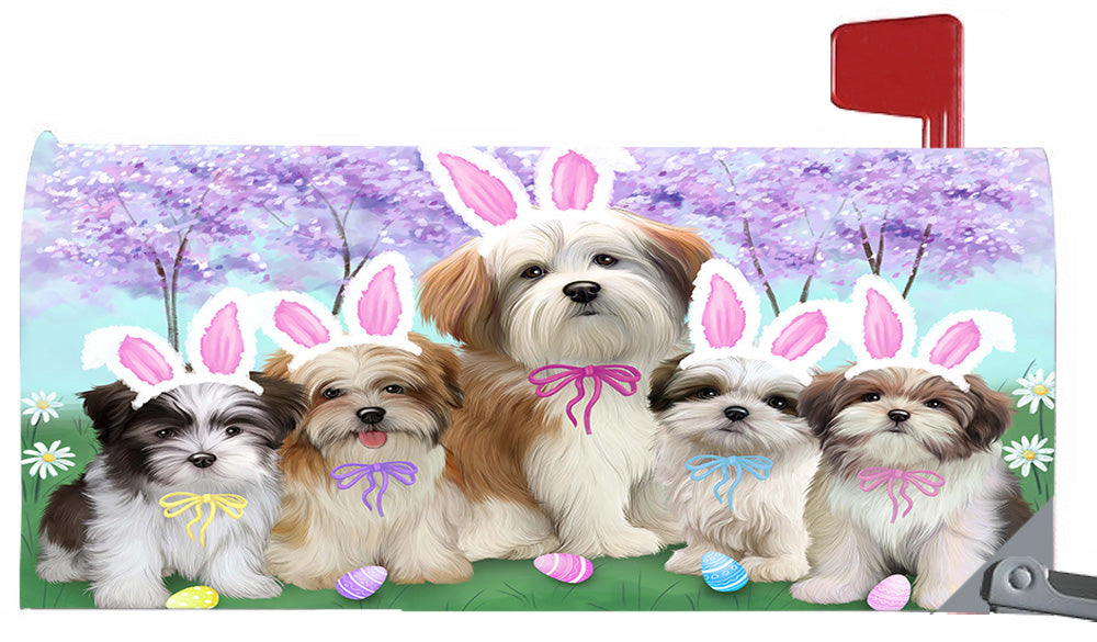 Easter Holidays Malti Tzu Dogs Magnetic Mailbox Cover MBC48405