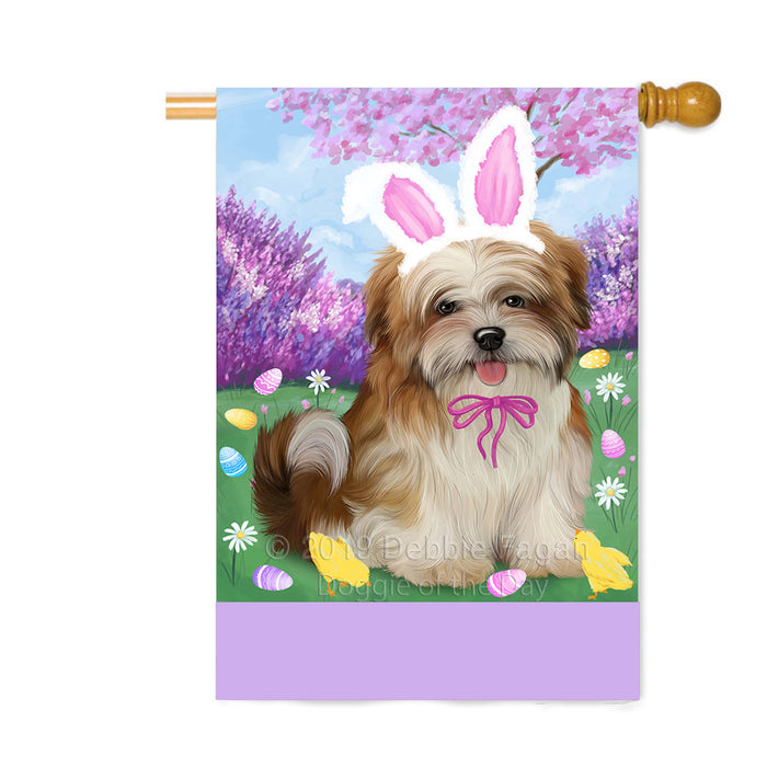Personalized Easter Holiday Malti Tzu Dog Custom House Flag FLG-DOTD-A58979