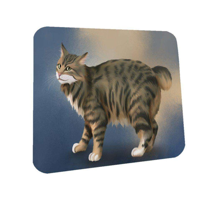 Manx Cat Coasters Set of 4