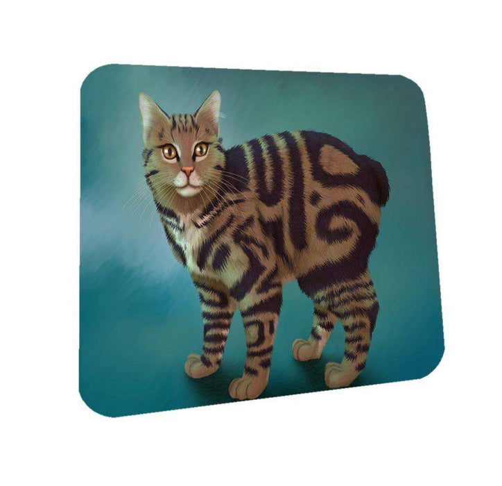 Manx Cat Coasters Set of 4