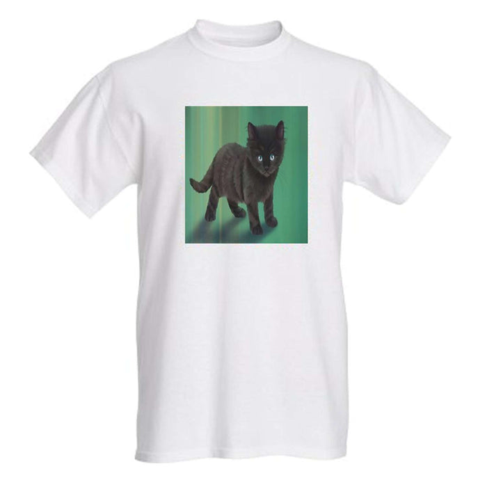 Men's Black Kittens Cat T-Shirt