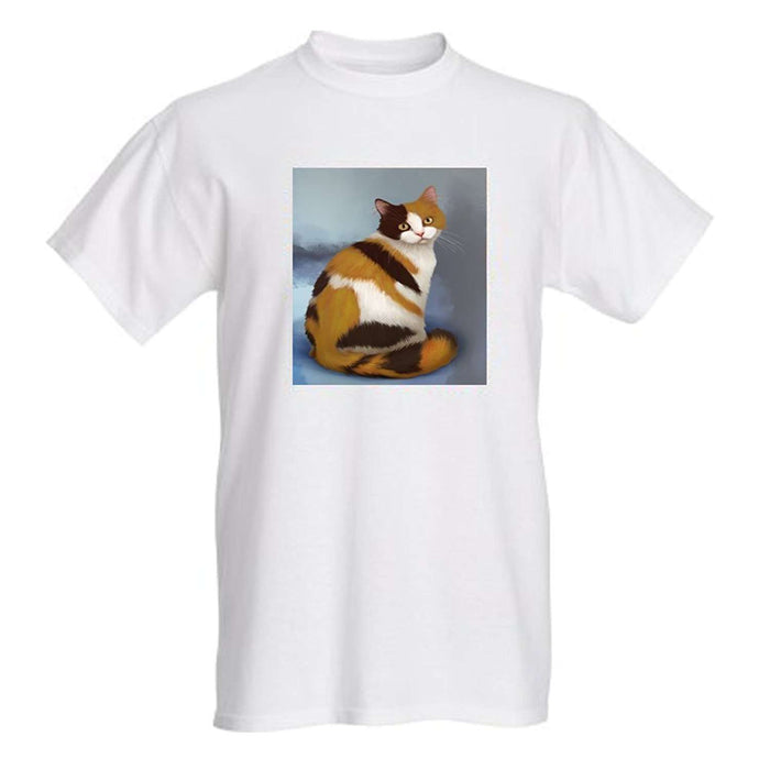 Men's British Shorthaired Calico Cat T-Shirt