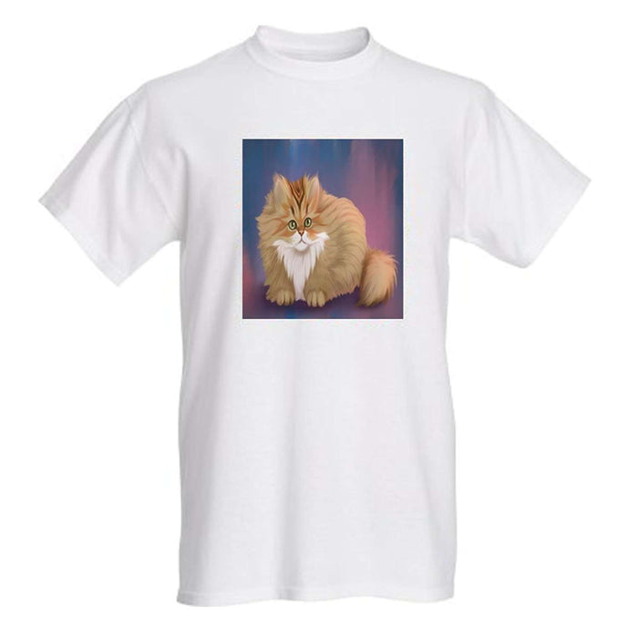 Men's Chinchilla Golden Persian Cat T-Shirt