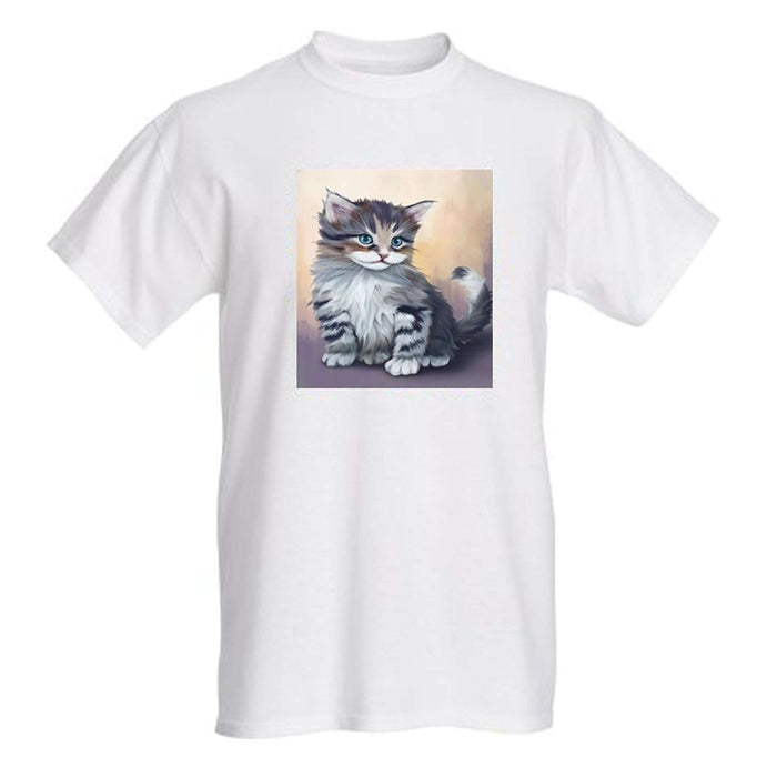 Men's Grey Maine Coon Cat T-Shirt