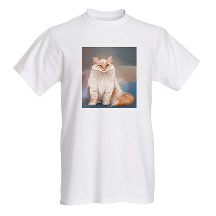 Men's Neva Masquerade Red Siberian Cat T-Shirt