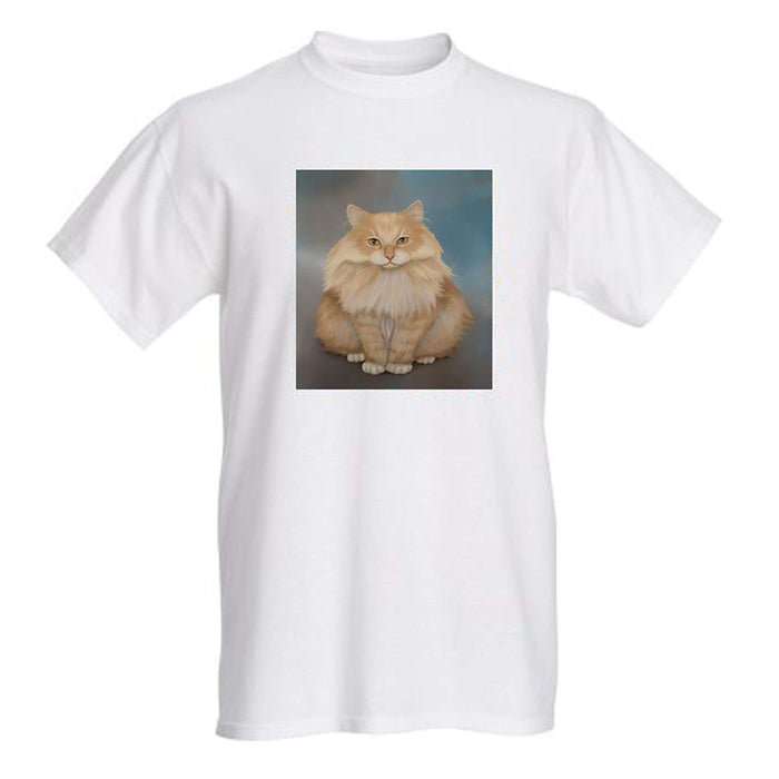 Men's Red Siberian Cat T-Shirt