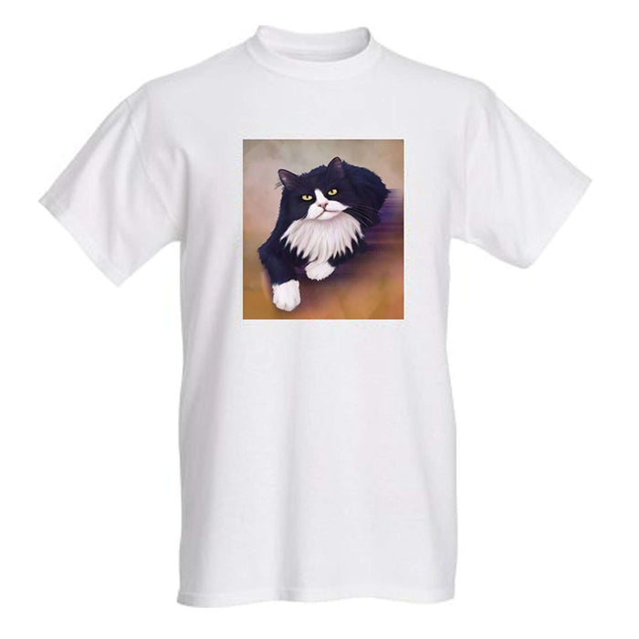 Men's Tuxedo Black And White Cat T-Shirt