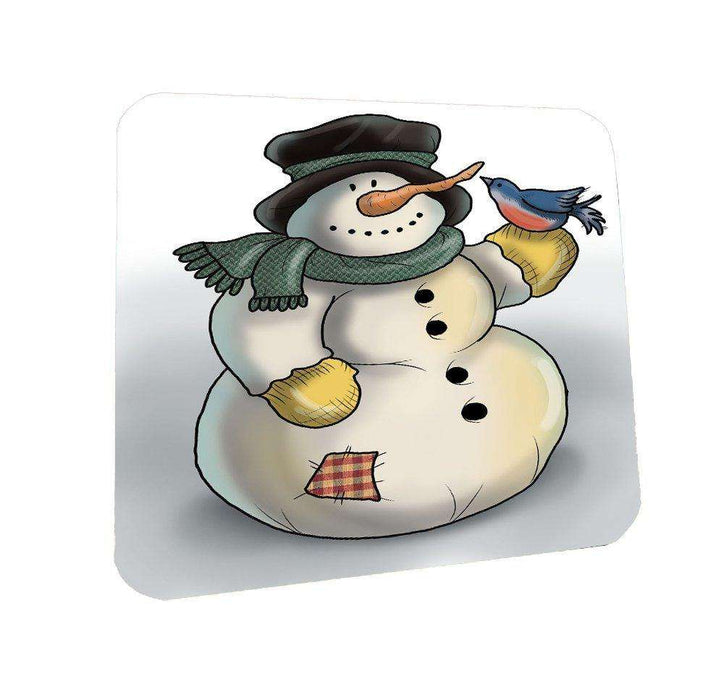 Merry Christmas Happy Holiday Coasters Set of 4