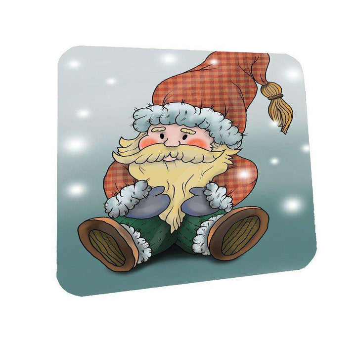 Merry Christmas Happy Holiday Coasters Set of 4