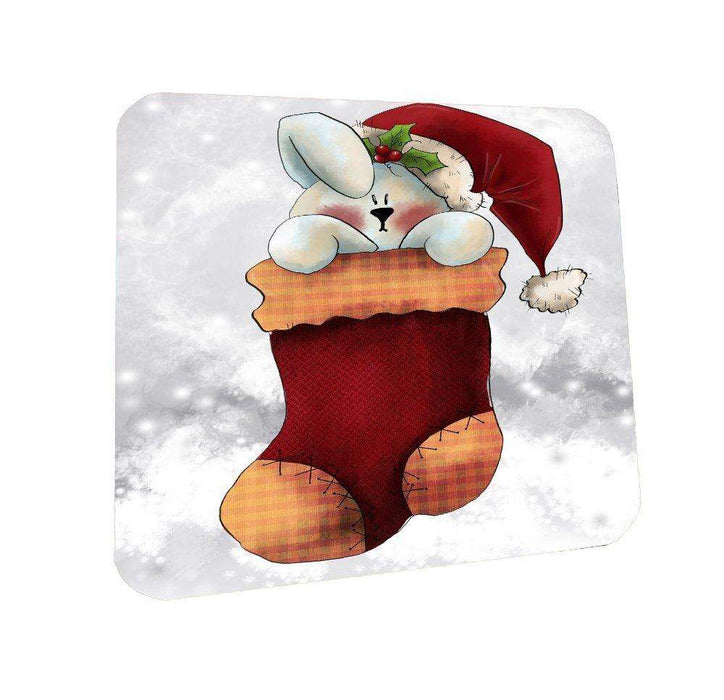 Merry Christmas Happy Holiday Coasters Set of 4