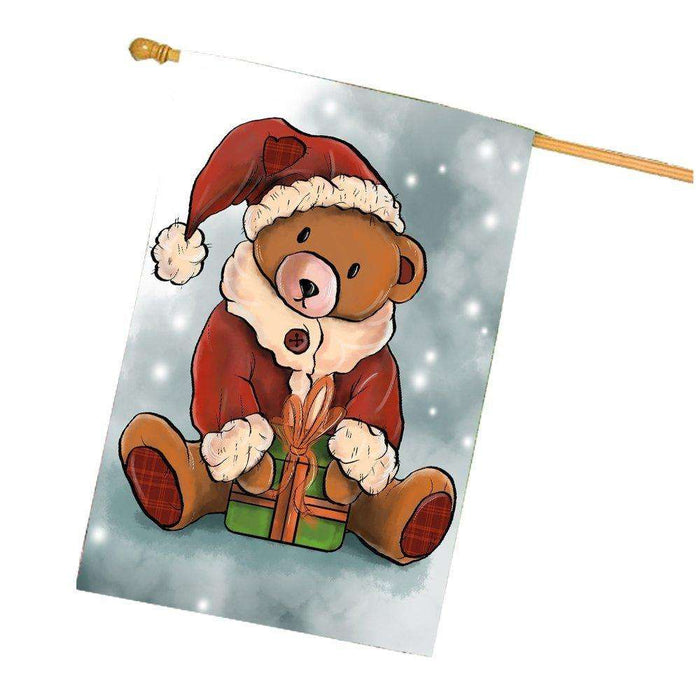 Merry Christmas Happy Holiday House Flag