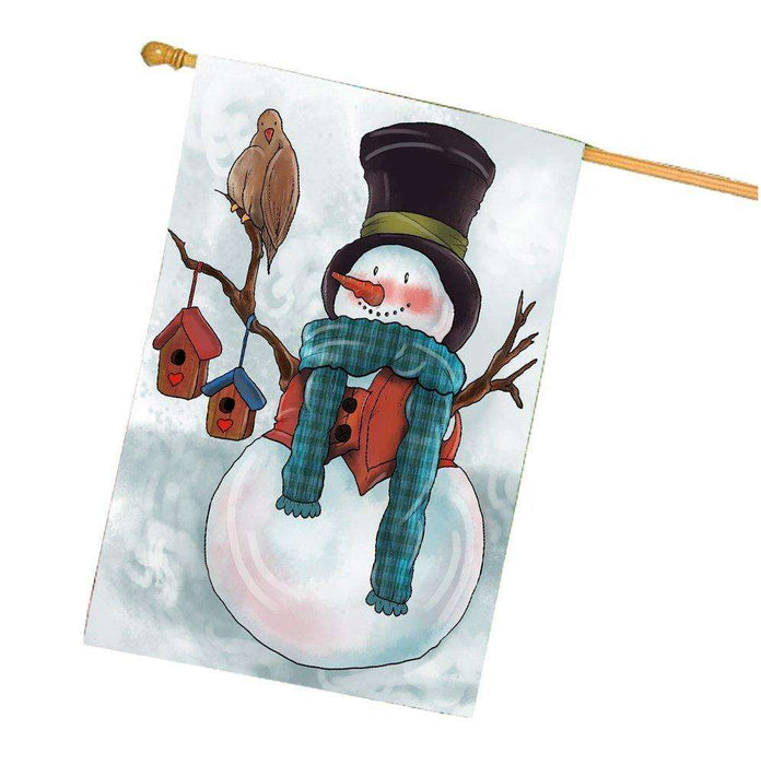 Merry Christmas Happy Holiday House Flag