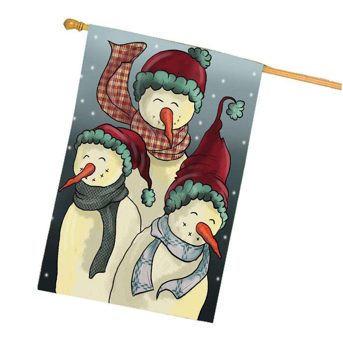 Merry Christmas Happy Holiday House Flag