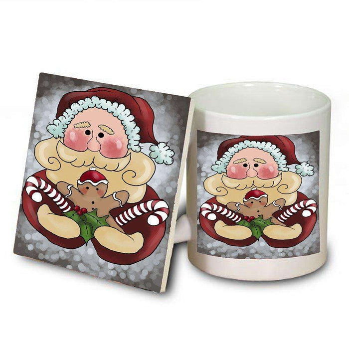 Merry Christmas Happy Holiday Mug and Coaster Set