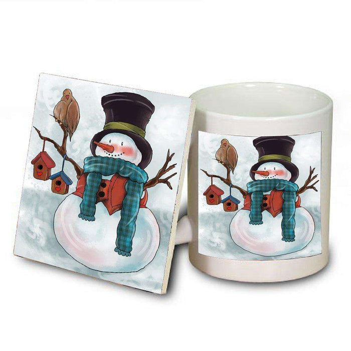 Merry Christmas Happy Holiday Mug and Coaster Set