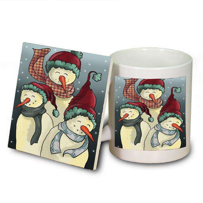 Merry Christmas Happy Holiday Mug and Coaster Set