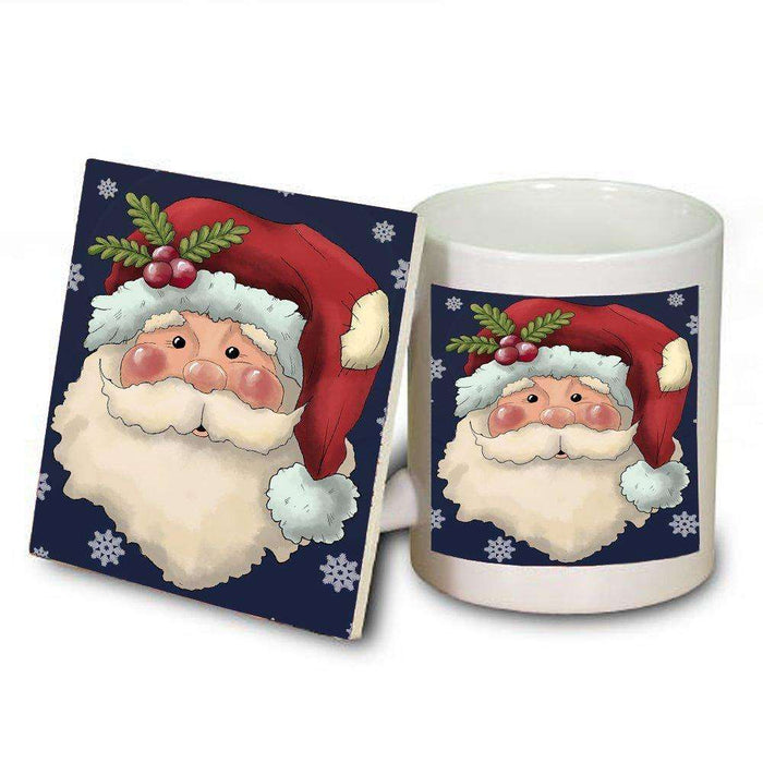 Merry Christmas Happy Holiday Mug and Coaster Set