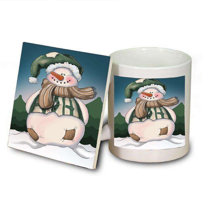 Merry Christmas Happy Holiday Mug and Coaster Set