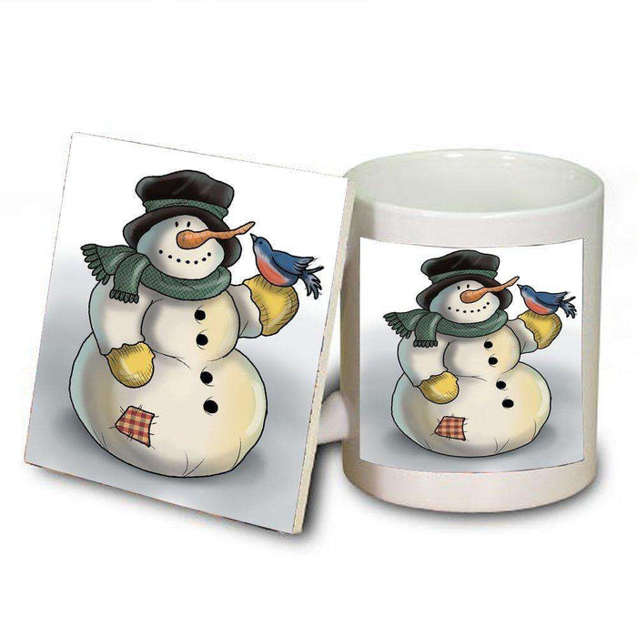 Merry Christmas Happy Holiday Mug and Coaster Set