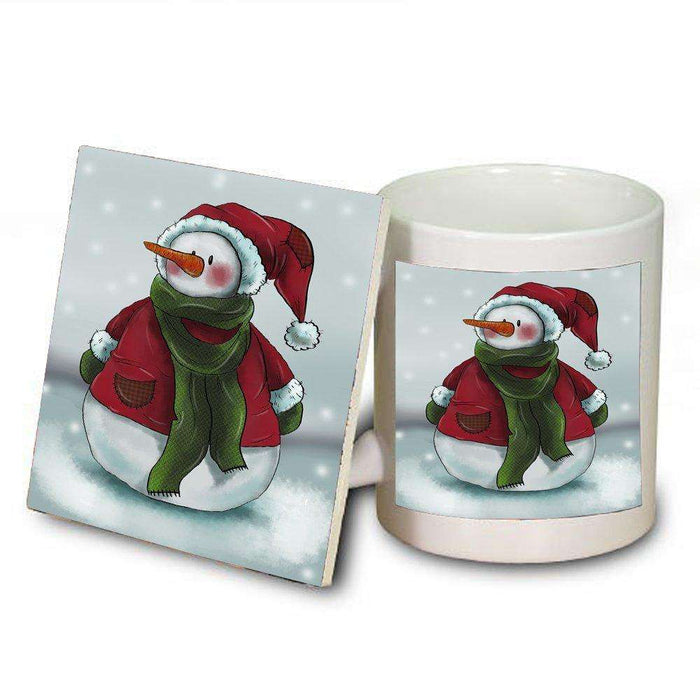 Merry Christmas Happy Holiday Mug and Coaster Set