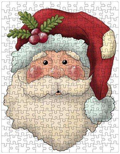 Merry Christmas Happy Holiday Puzzle with Photo Tin