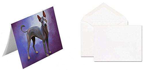 Mexican Hairless Dog Handmade Artwork Assorted Pets Greeting Cards and Note Cards with Envelopes for All Occasions and Holiday Seasons