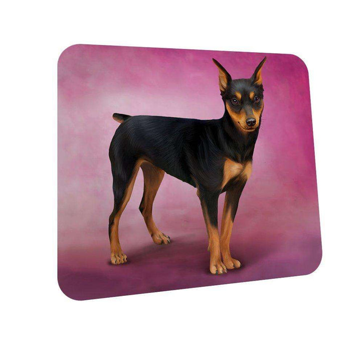 Miniature Pinscher Dog Coasters Set of 4