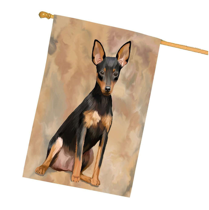 Miniature Pinscher Dog House Flag