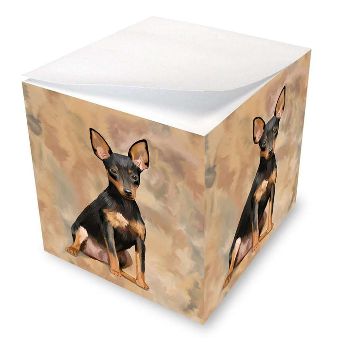 Miniature Pinscher Dog Note Cube