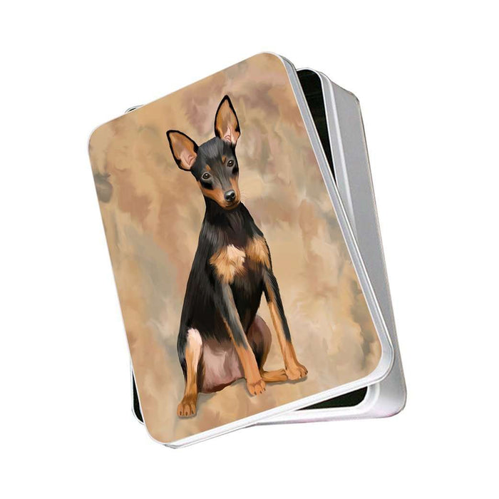 Miniature Pinscher Dog Photo Storage Tin