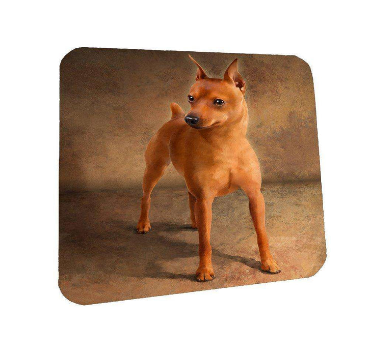 Miniature Pinsher Dog Coasters Set of 4