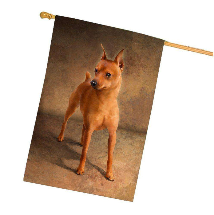 Miniature Pinsher Dog House Flag