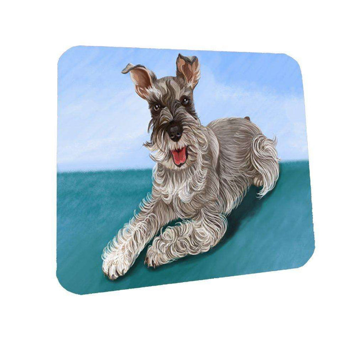 Miniature Schnauzer Dog Coasters Set of 4