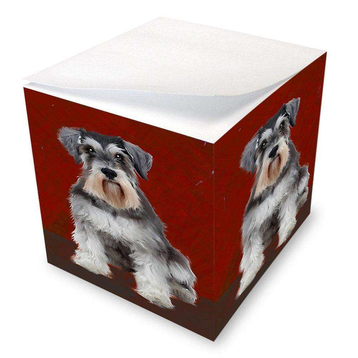 Miniature Schnauzer Dog Note Cube NOC48438