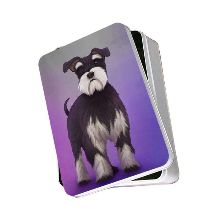 Miniature Schnauzer Dog Photo Tin