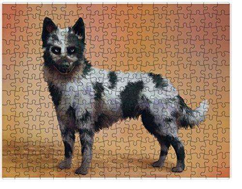 Mudi Black Merle Dog Puzzle